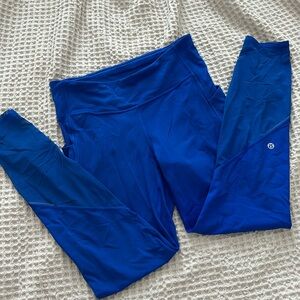 Lululemon Leggings with Pockets Royal Blue
